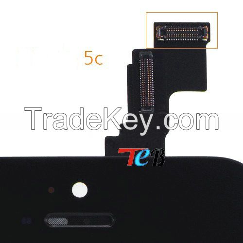 lcd digitizer assembly for iphone 5c with frame