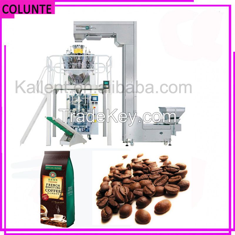 Automatic coffee bean weighing packing machine