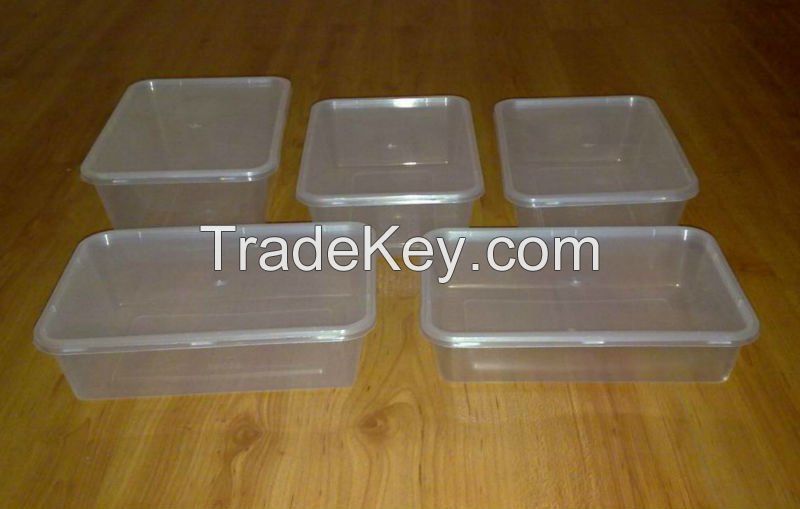 Food Containers - 100% PP, Microwave Safe