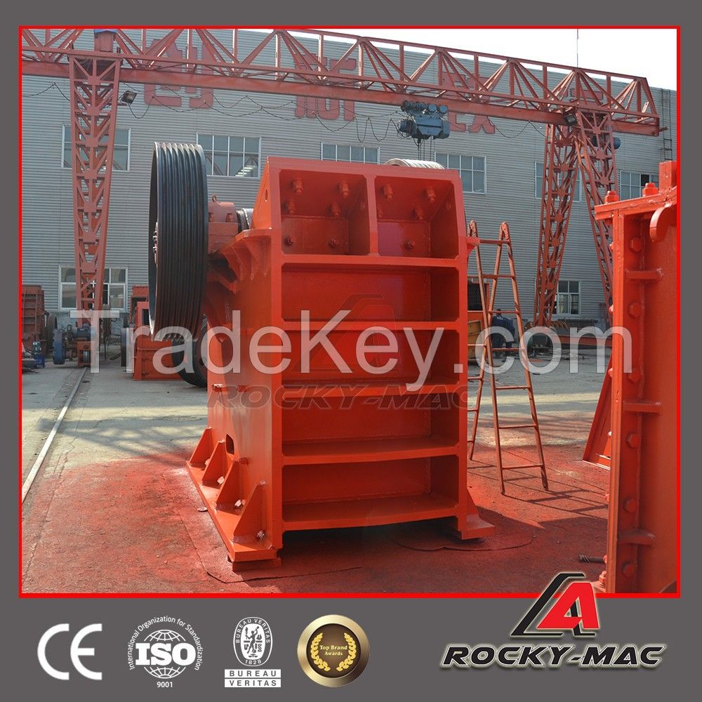 Top quality rock stone jaw crusher in China with best service and price