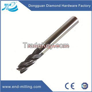 2/4/6 Flute Tungsten Steel Corner Radius End Mill