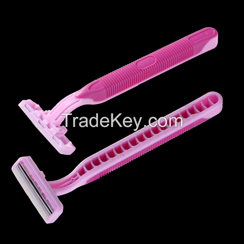 Twin blade disposable razor KL-2319L-1