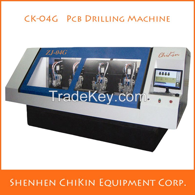 High Speed 1.2kw Water cooled Spindle Motor PCB Drilling Machine