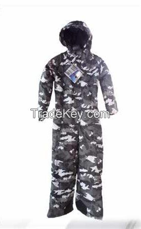 outdoor hunting clothing with conjoined clothes ski suit for men