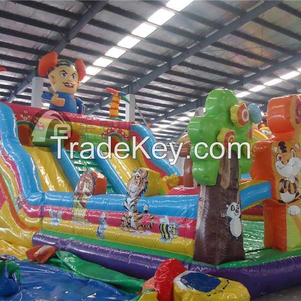 15 * 8 inflatable type bears to the slides 