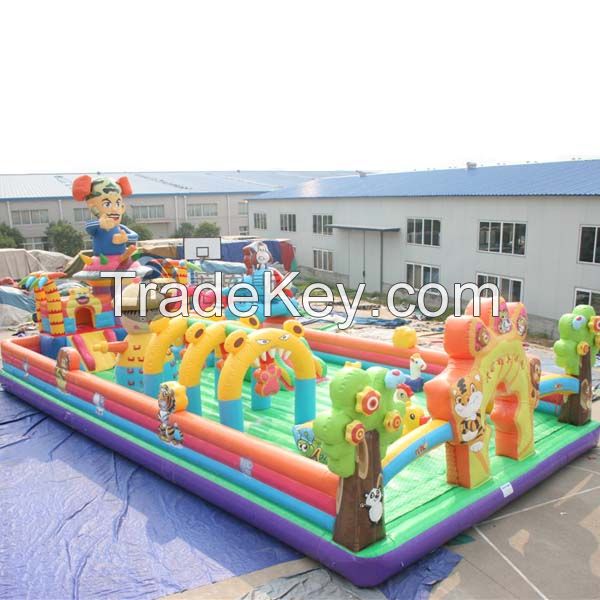 15 * 8 inflatable type bears to the slides 