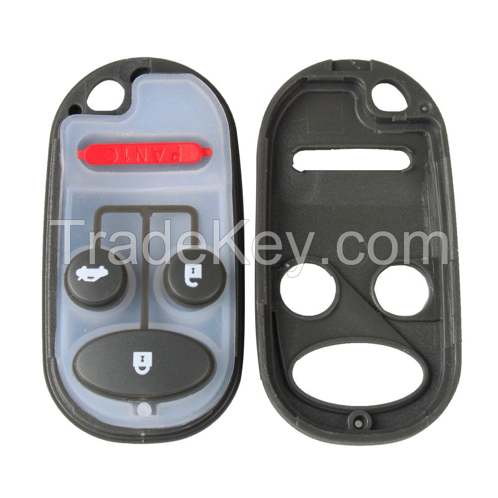 3+1 Buttons Panic Flip Replacement KeylessÂ Remote Fob Key Shell Case Key For HONDA CRV S2000 Insight Prelude Key Shell Refit