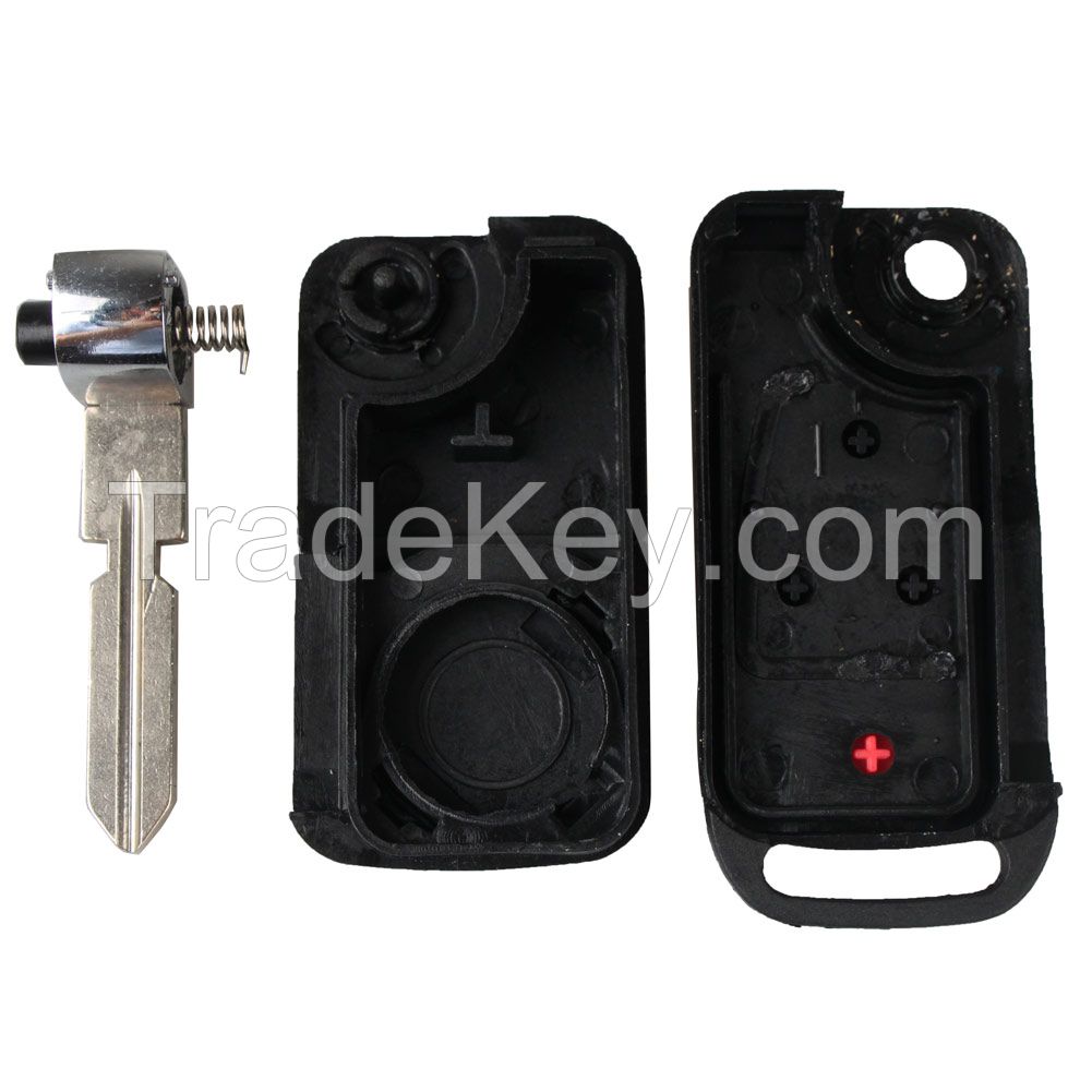 4 Buttons Panic Flip Flod Blade Replacement Keyless Remote Key Shell Case Key Fob For Benz ML320 ML500