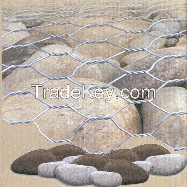 China PVC Coated Galvanized Gabion Basket   Gabion Box