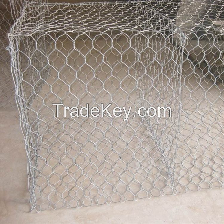 Factory PVC Coated Galvanized Gabion Basket   Gabion Box