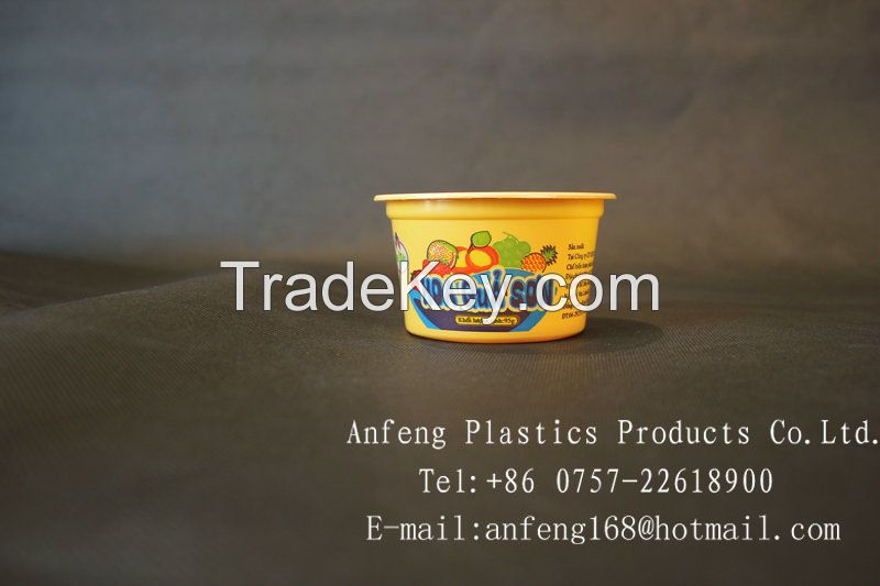 Custom LOGO Printed Plastic Ice Cream Cups