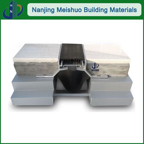 rubber expansion joint covers system for floors