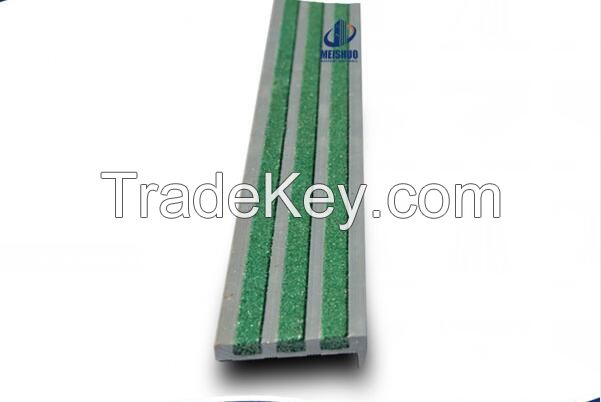 New arrival internal nonskid carborundum inserts stair nose molding in flooring parts