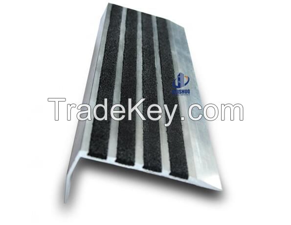 Best-selling antislip step cover exterior aluminum alloy stair nosing profile
