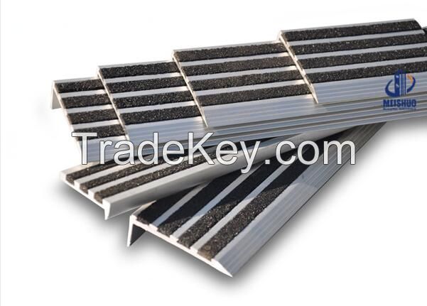 OEM factory best aluminum step cover commercial anti-slip strip for stairs