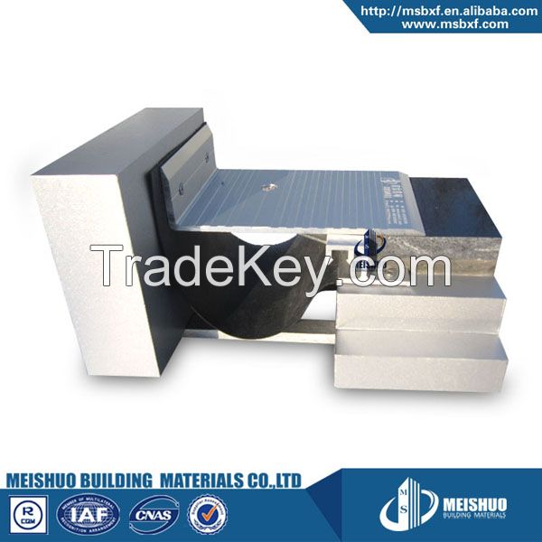 Flexible corner aluminum profile expansion joint filler