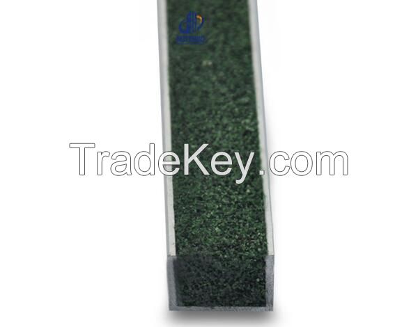 Laminated floor recessed carborundum stair tread nosing durable anti slip step