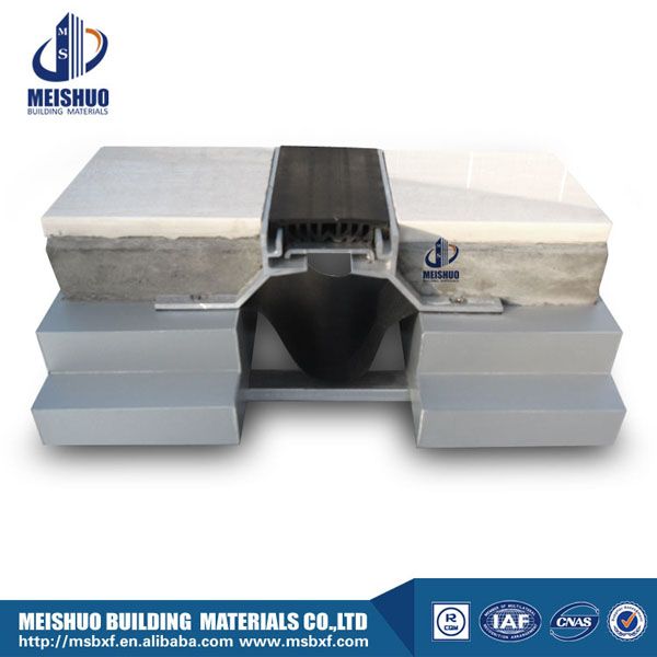 Aluminium profile with EPDM rubber inserts small joint universal joint