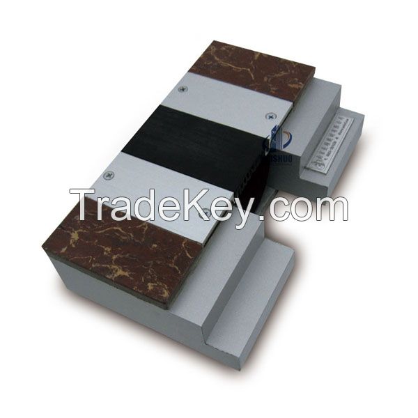 Ceramic tle floor abrasive aluminum flush stretch rubber strip cement expansion joint filler