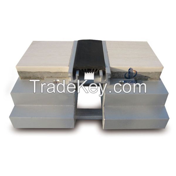 Marble floor protection durable aluminum base flexible rubber sidewalk joint filler