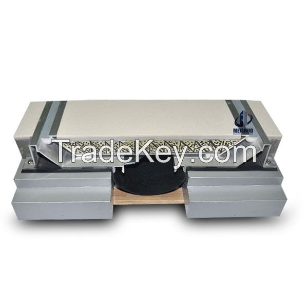 Top quality aluminum alloy base seismic screed stretch expansion joint seal