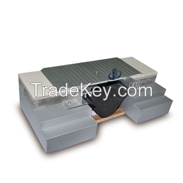 Extruded beveled aluminum frame plate durable floor concrete expansion joint compound