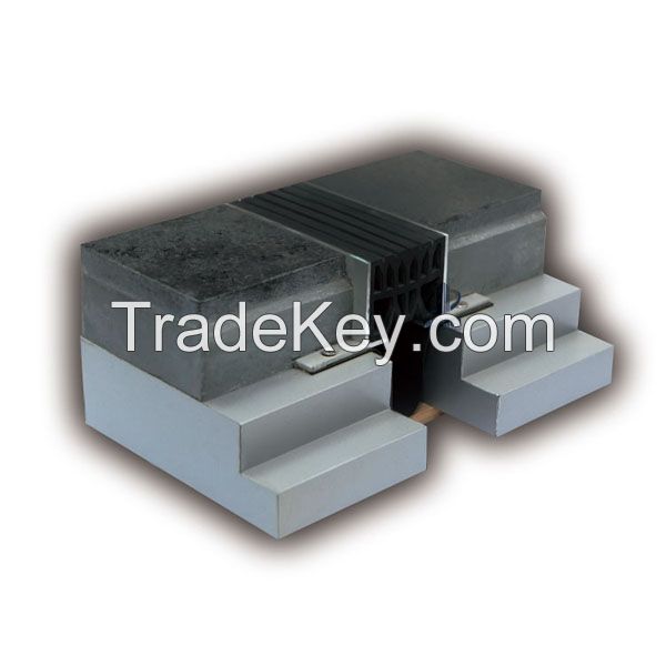 Flush thinline floor covers rubber filler aluminum base masonry expansion joints