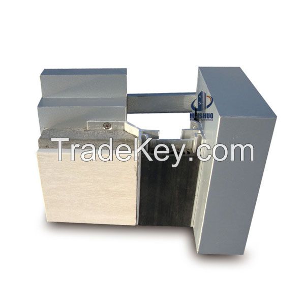 Floor to wall concrete building materials durable expansion profile recessed aluminum joint