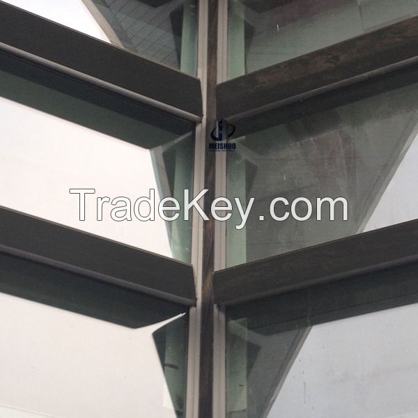 50-300MM joint width aluminum base flexible wall rubber horizontal expansion joint