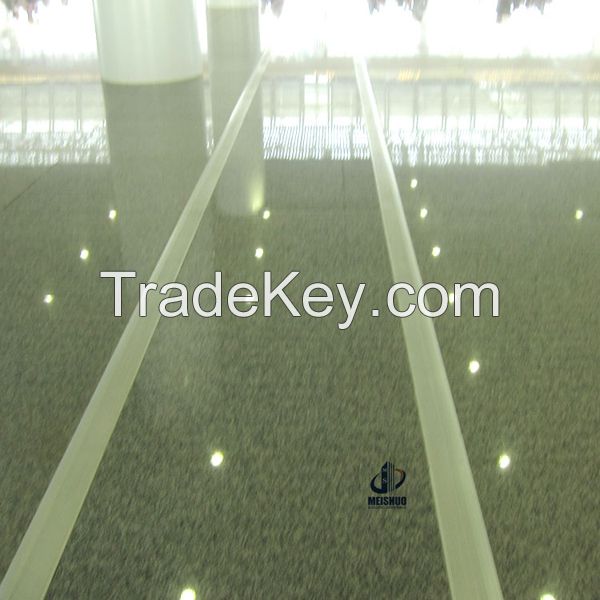 Railway station floor protection seismic lock metal building expansion joint system