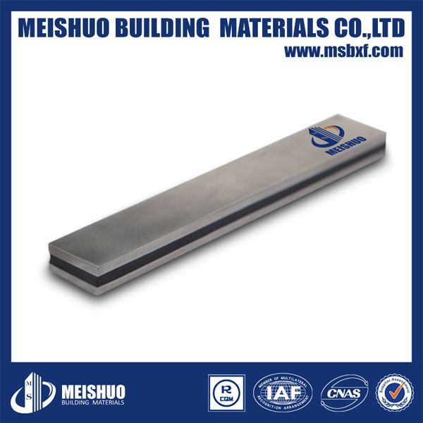 Aluminum tile floor movement joint in building materials