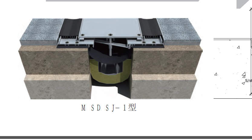 waterproof aluminium concrete movement joint for building materials