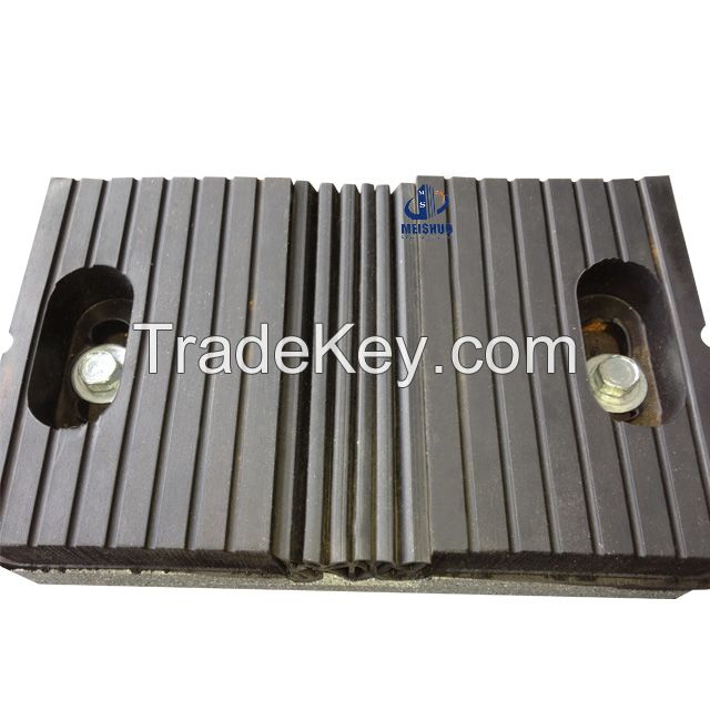 Car parking high load bearing system flexible floor rubber joint cover