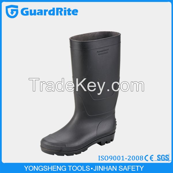 Yongsheng PVC Middle or Short Rain boots, Workplace WaterProof Gumboots