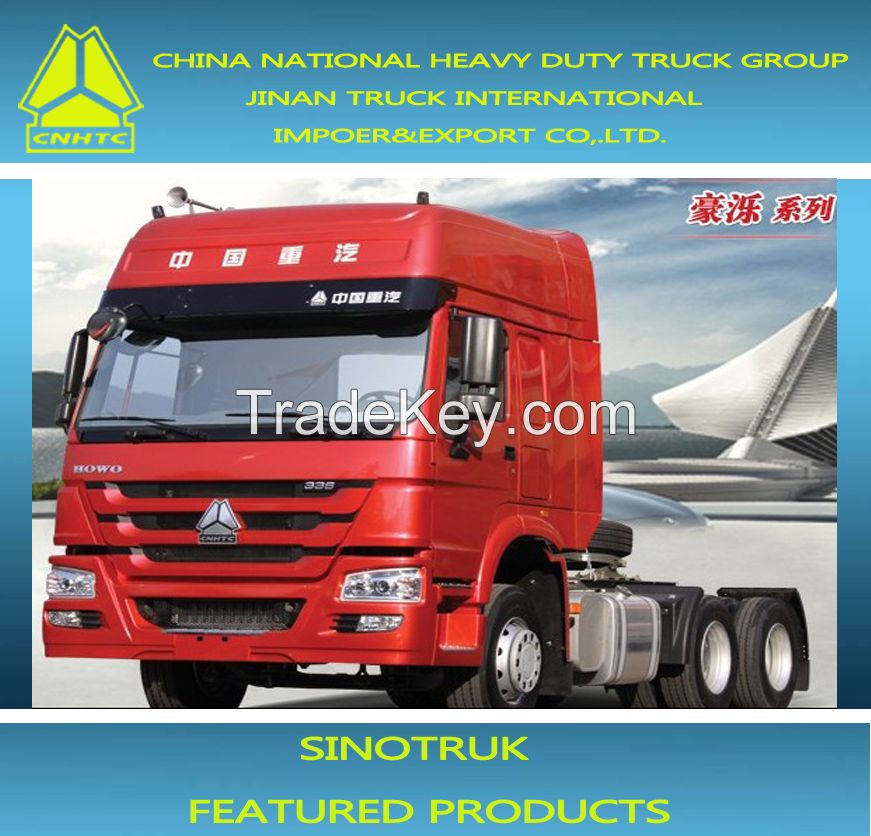 HW76 Cab  howo 6x4 tractor truck used for semitrailer 