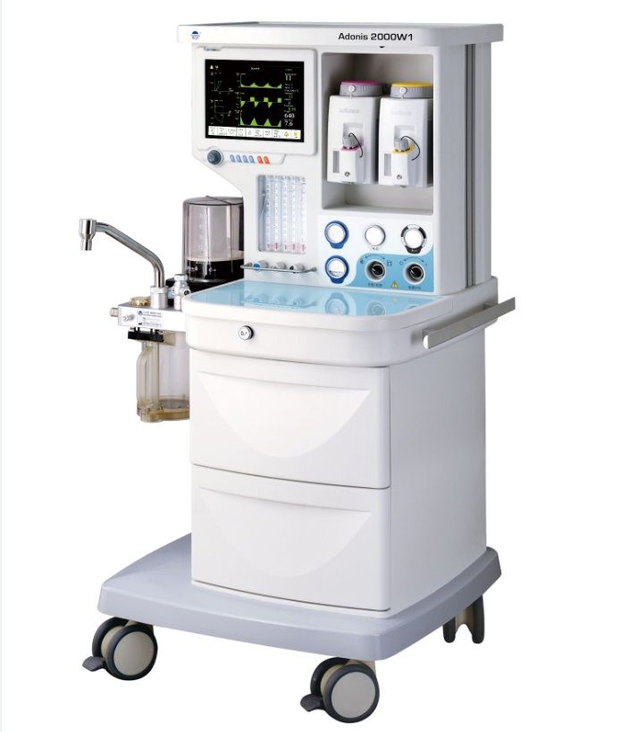 2000W1 Anesthesia Machine with stable performance for ICU