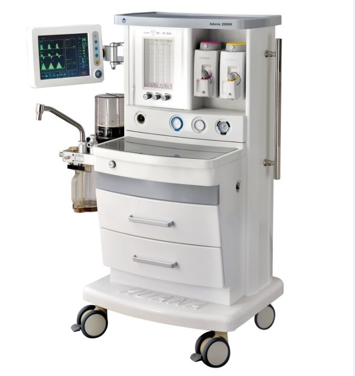 2000W Anesthesia Machine with metal absorber and stable performance