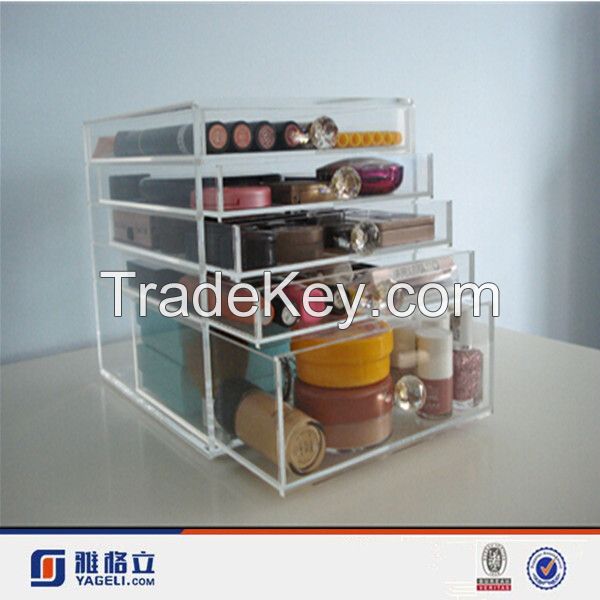 china manufacturers 5 drawers Acrylic makeup organizer for mac makeup, cosmetics, brush, eyeshadow
