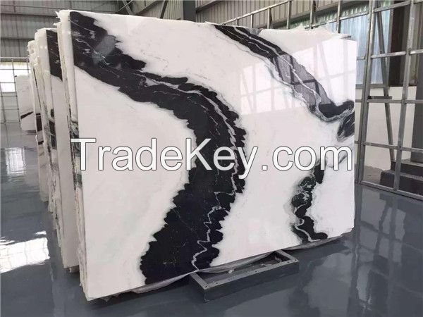 New marble panda white slab for wall