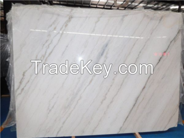 Guangxi white Marble  slab for wall and floor