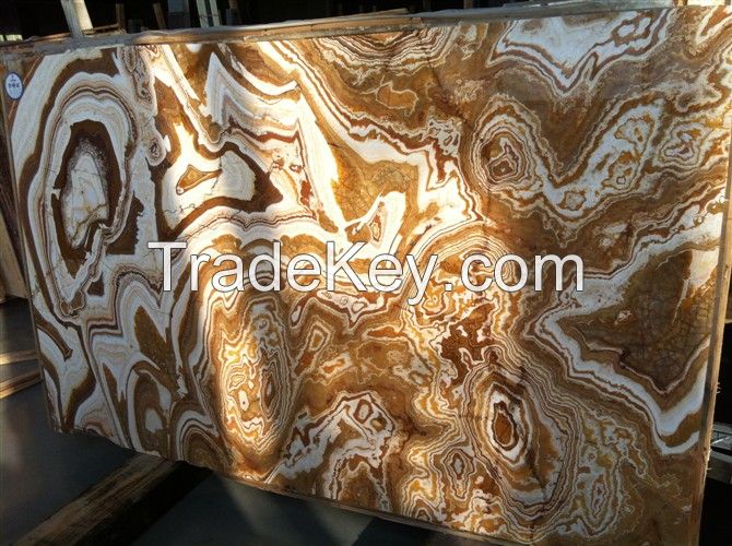 Onyx stone slab for wall tile