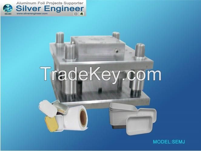 Airline Smooth Wall Aluminum foil Container Mould Making Machine