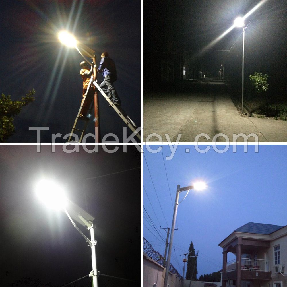 DAWN 2016 Latest 60W best selling china factory price integrated all in one solar led street light outdoor