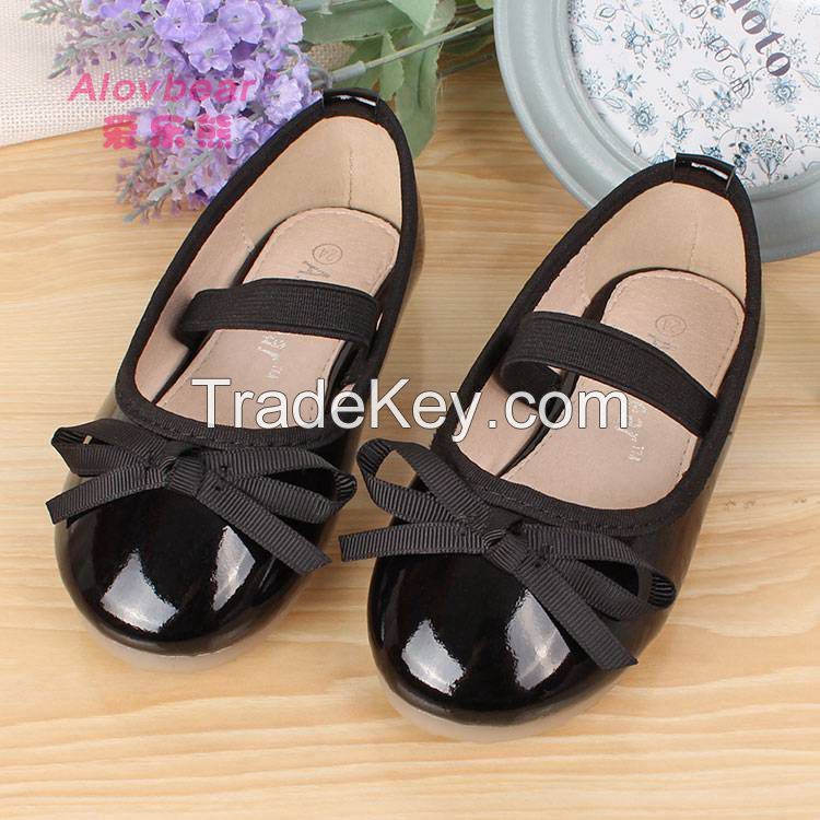 New model beautiful hot sale wholesale children dress shoes