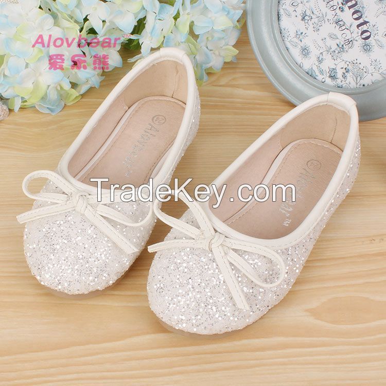 Guangzhou china factory new style fashion cheap pretty children's shoes