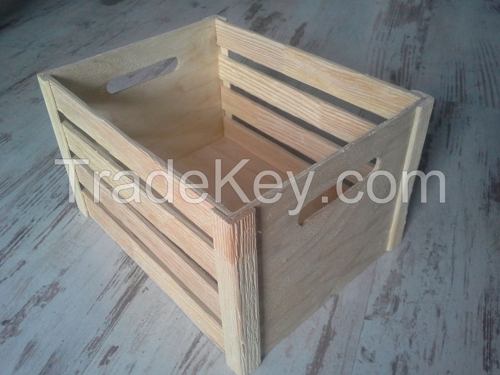 Cross functional wooden box, classical