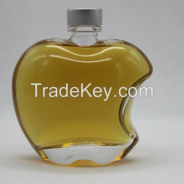 Apple Shaped Glass container Glass Bottle for Container and Decoration