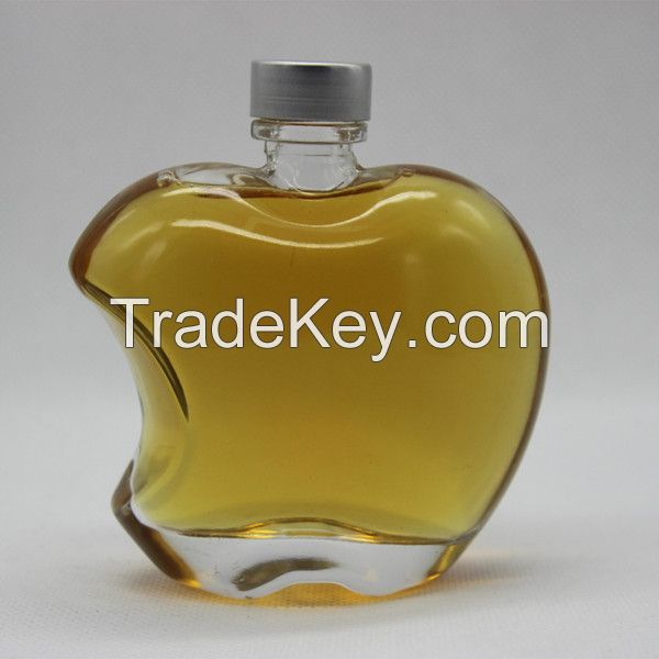 Apple Shaped Glass container Glass Bottle for Container and Decoration