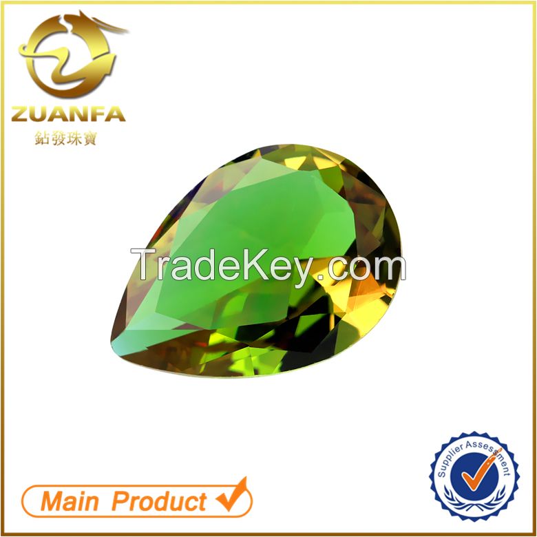 wholesale color changed synthetic zultanite diaspore gemstone