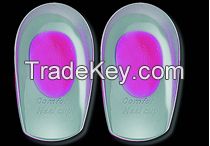 Silicone Gel Heel Cushioning Insoles for Shoes SK-F-405-5020
